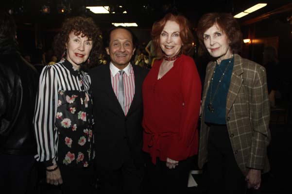 The Dhonau Sisters:  Marilyn, Lillian and Dorothy with DO40 Prez John Sefakis